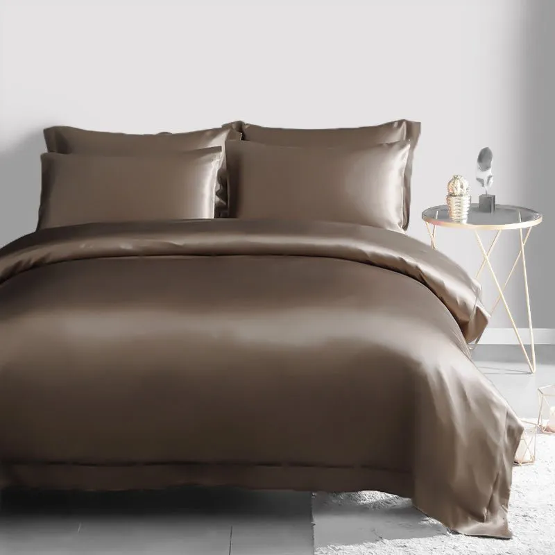 19 Momme 4PCS Duvet Cover Set( Flat Sheet) Silk Bedding Sets