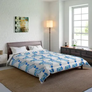 Blue Axolotl Comforter