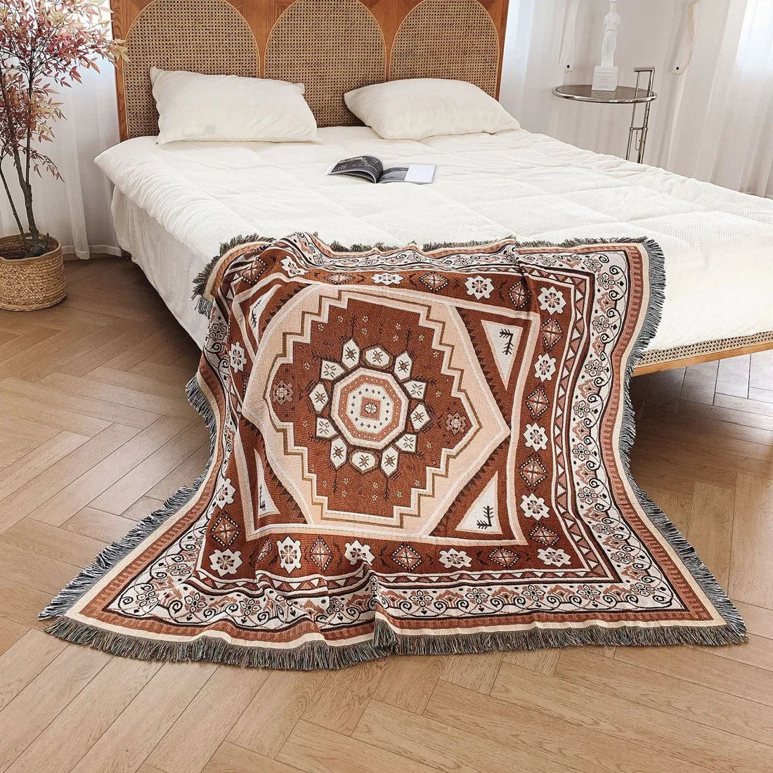 Cadoco Boho Throw / Blanket / Beach Rug