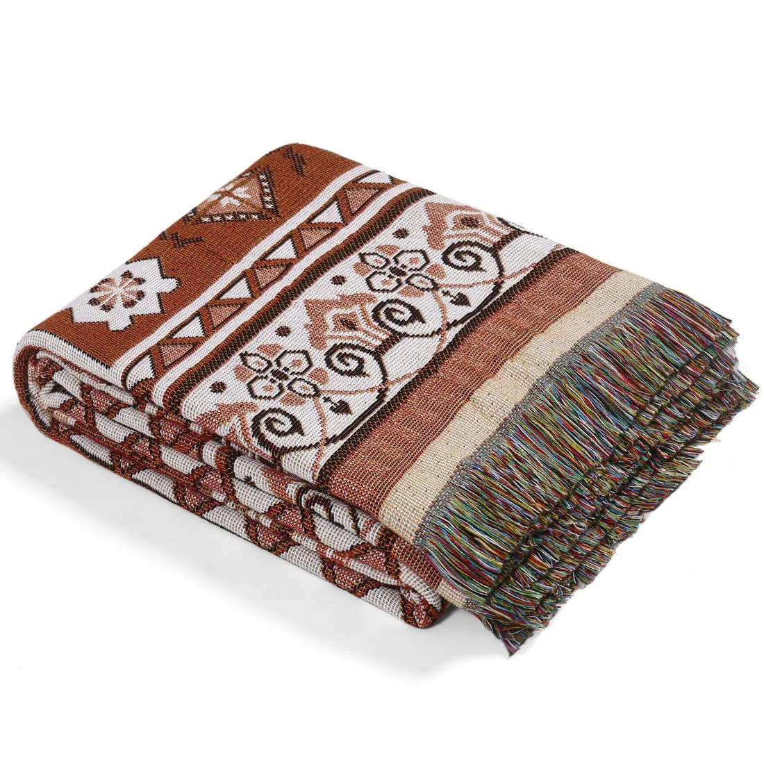Cadoco Boho Throw / Blanket / Beach Rug