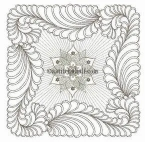 Feathers Latte Pillow Quilt Combo