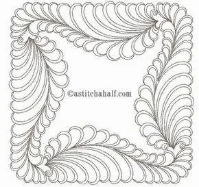 Feathers Latte Pillow Quilt Combo