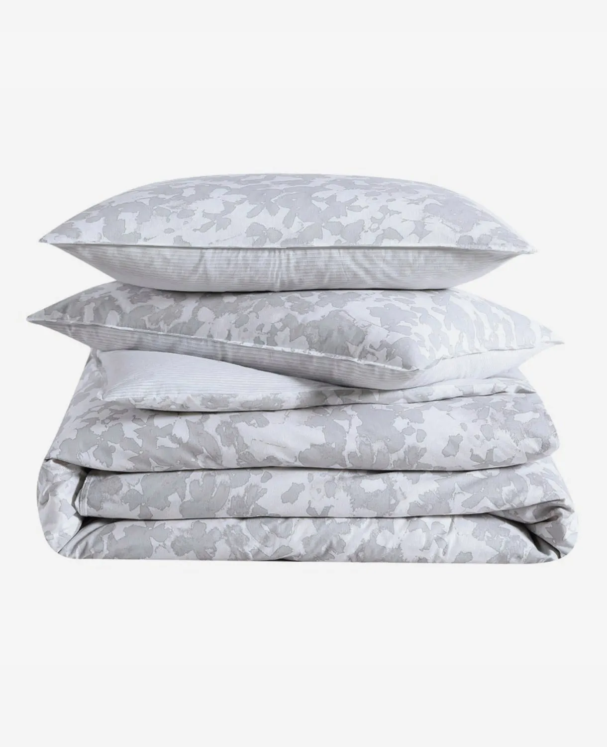 Merrion Grey Comforter   Sham Set