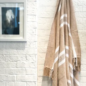 Nolita Throw Blanket in Camel