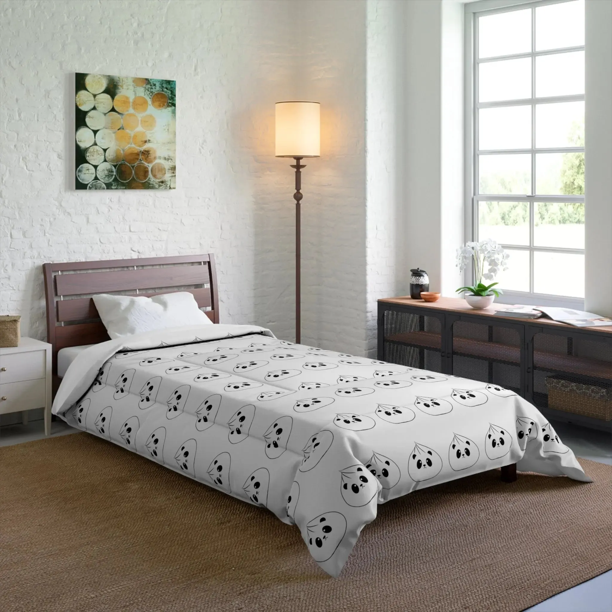 Panda Dumpling Comforter