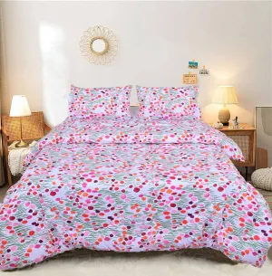 Queen Comforter Set with 2 Pillow Cases in Multi Floral