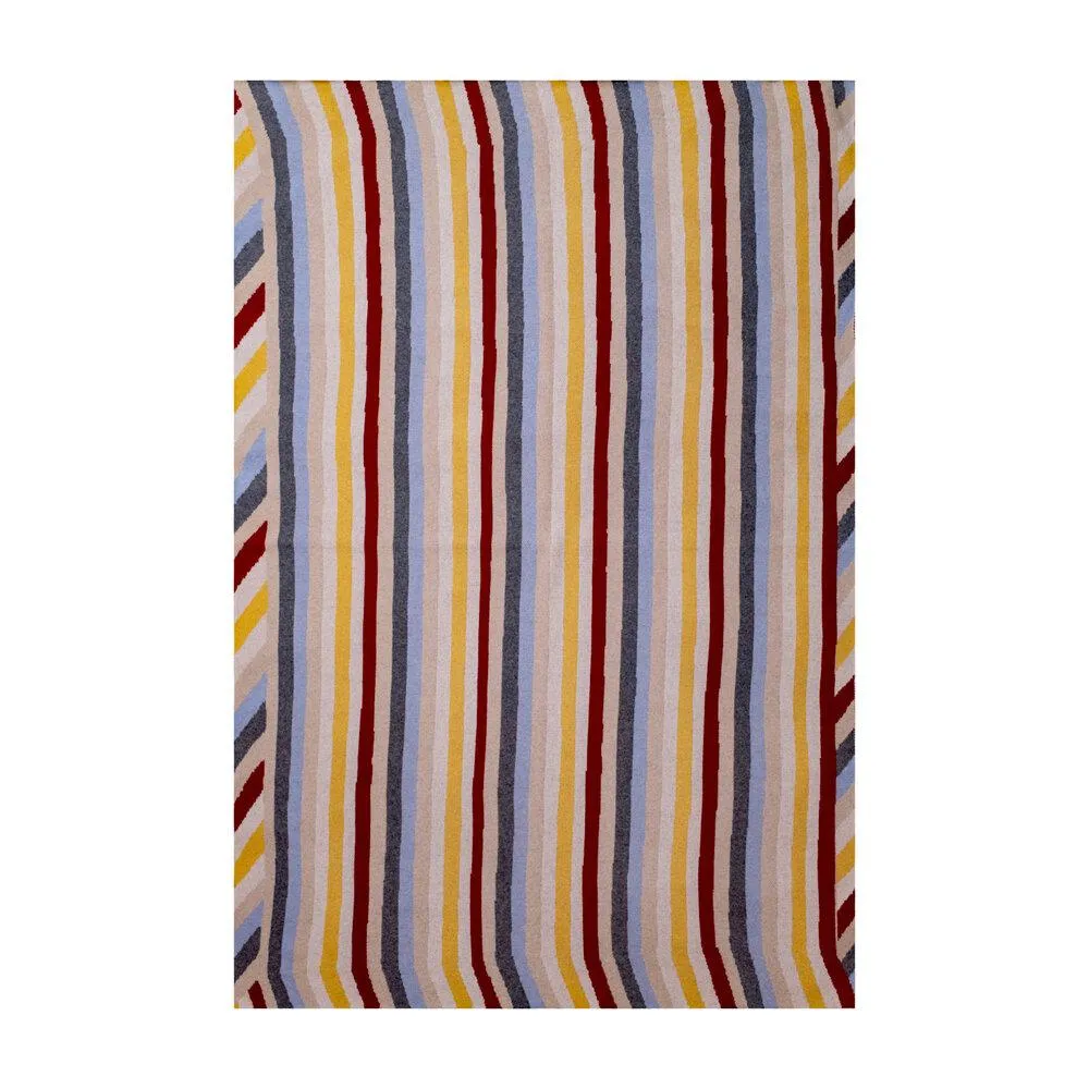 Shaker Stripes Cashmere Blankets by Saved NY